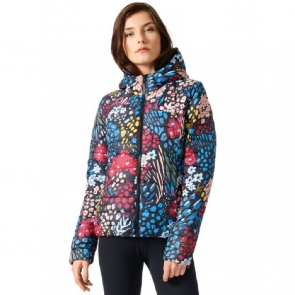 adidas slim puffer jacket